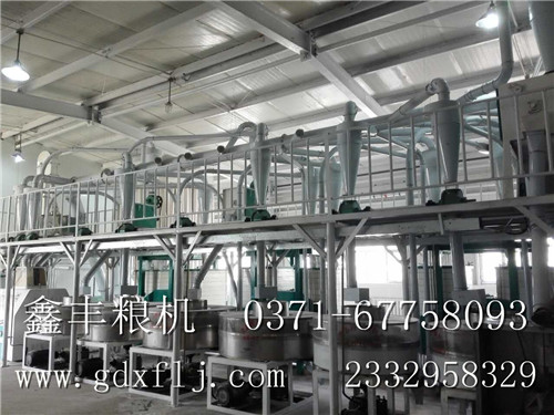 新疆奇臺縣8組臥式石磨面粉機