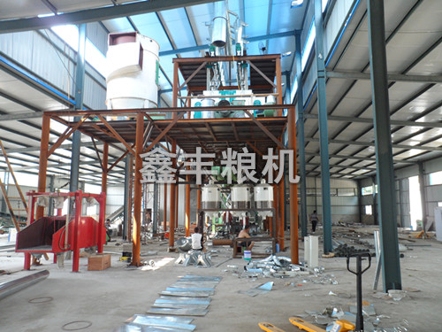 山東200噸玉米加工設(shè)備安裝現(xiàn)場