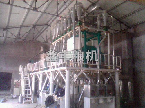 山東濟寧30噸玉米加工設(shè)備安裝案例